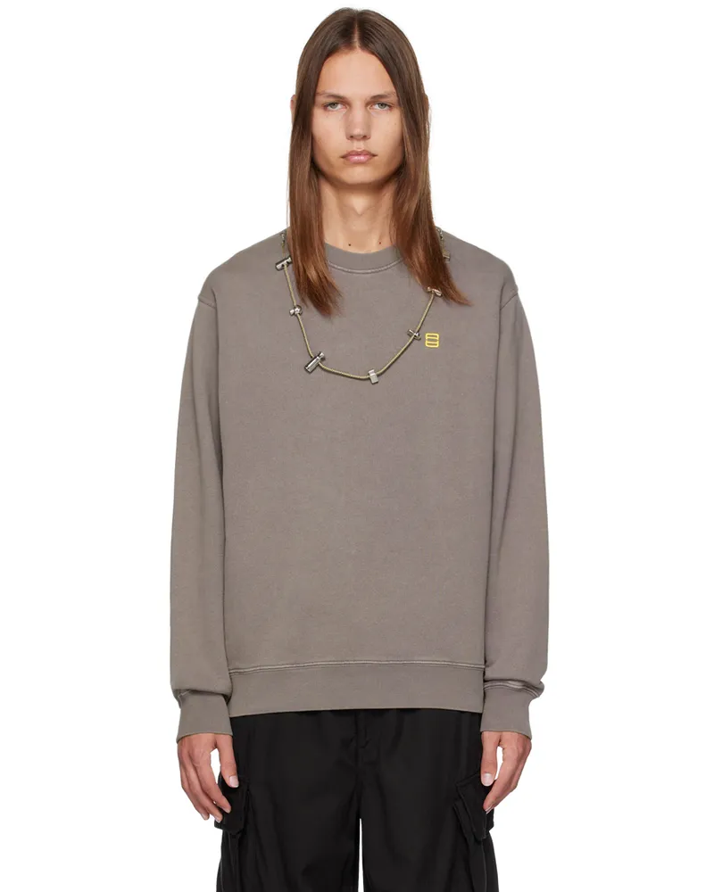 AMBUSH Gray Stoppers Sweatshirt Solar