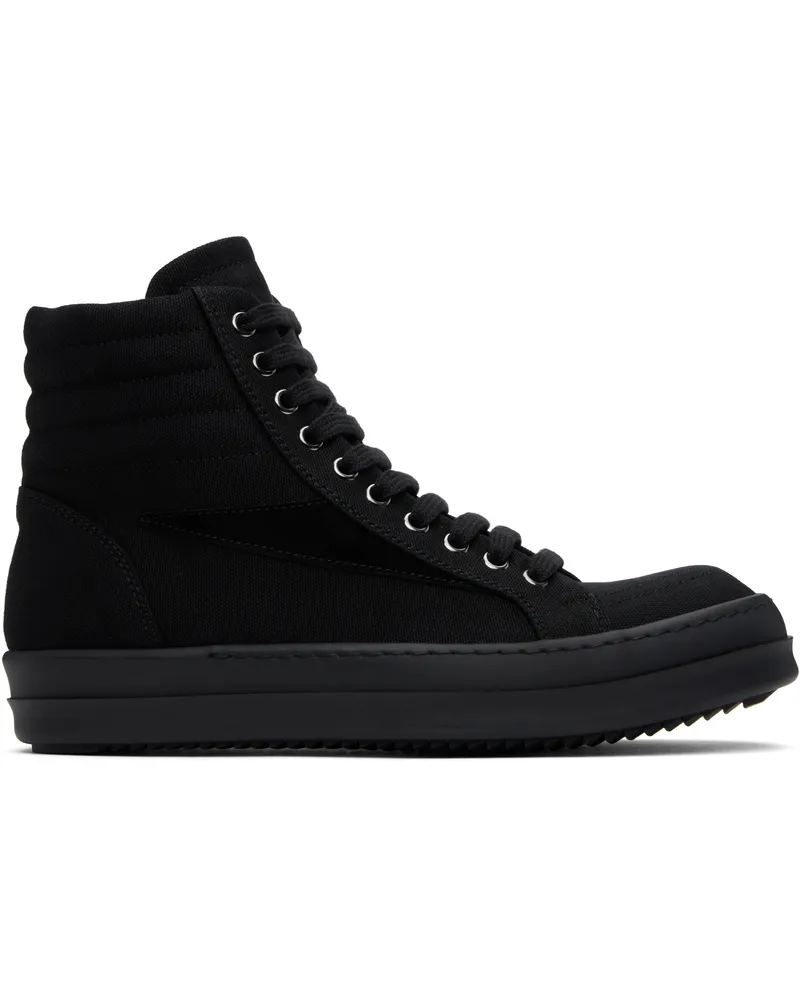DRKSHDW by Rick Owens Black Hollywood Vintage High Sneakers 09all