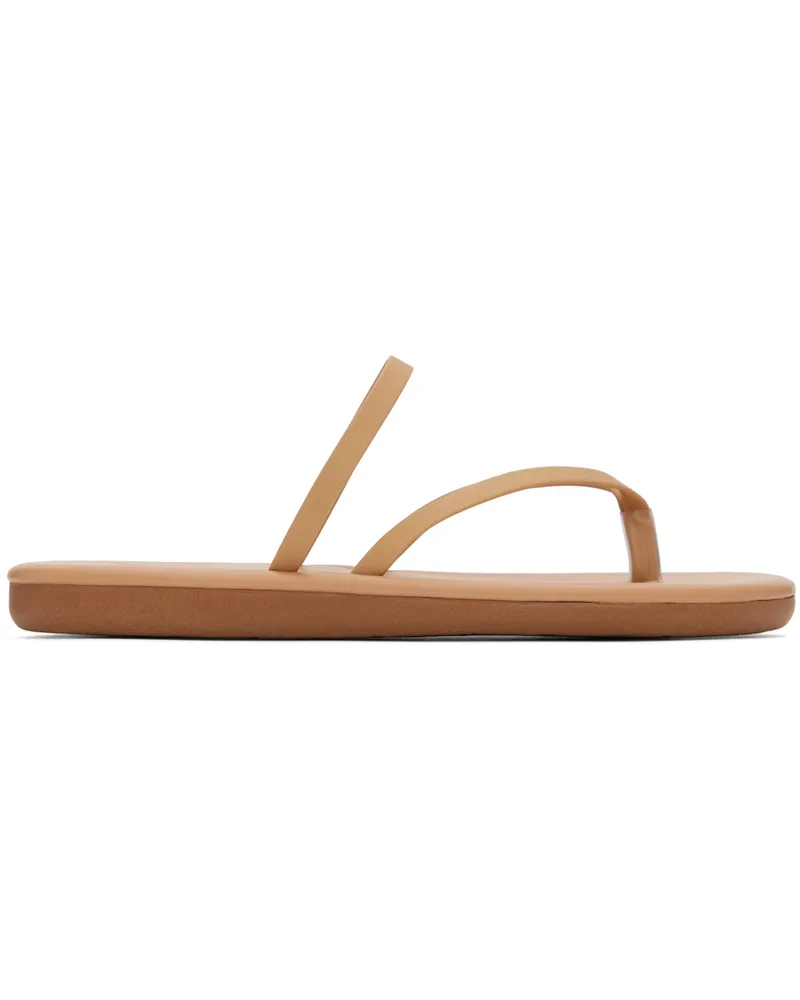 Ancient Greek Sandals Tan Flip Flop Sandals Natural