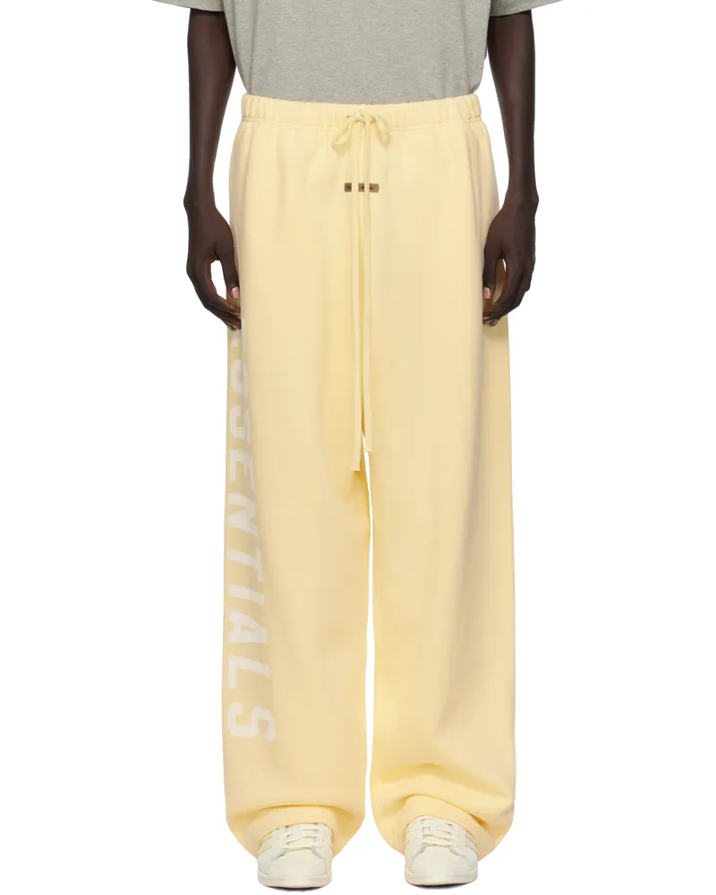 Fear of God Yellow Lounge Fleece Sweatpants Garden