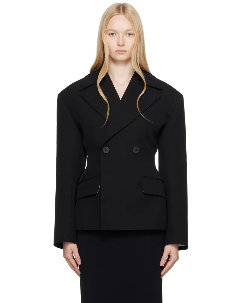 Jacquemus Black La Croisière 'The Norma' Blazer 990