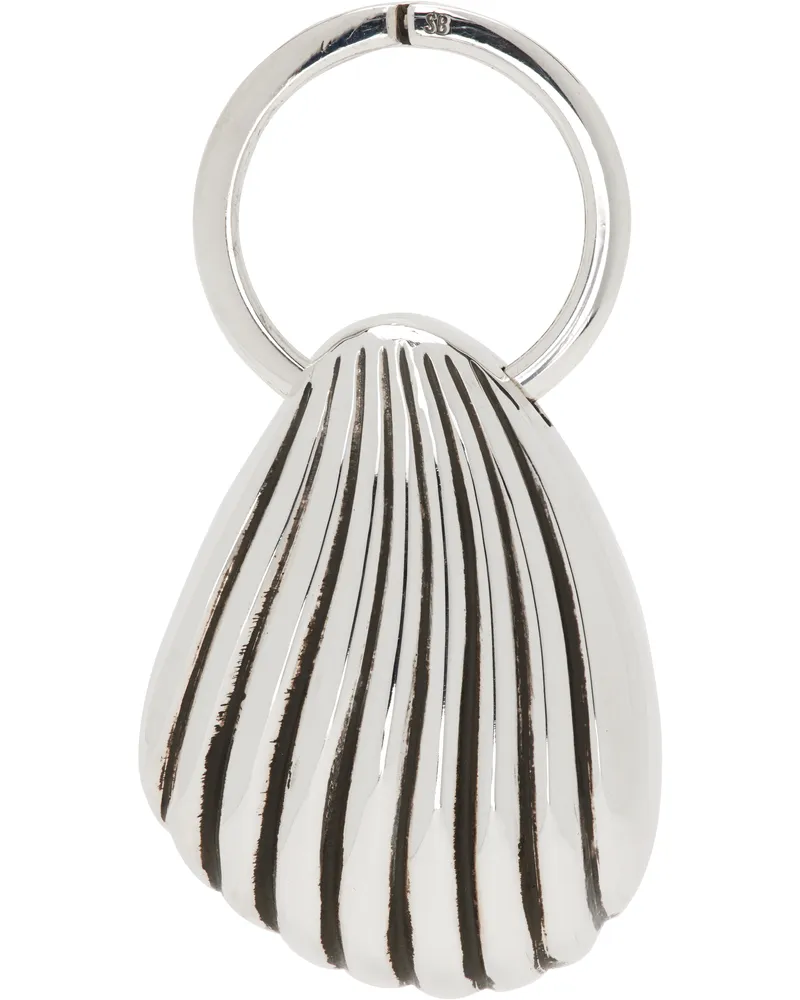 Sophie Buhai Silver Coquille Keychain Sterling
