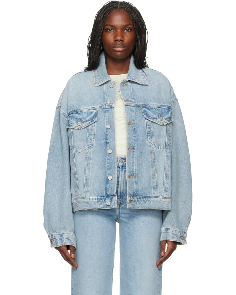 AGOLDE Blue Dalton Balloon Denim Jacket Soul