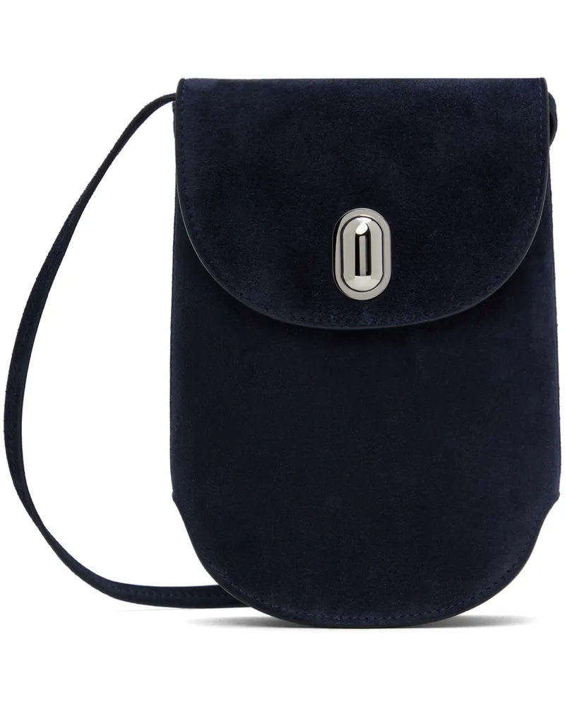 SAVETTE Navy Tondo Pouch 410