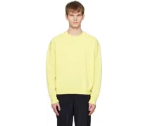 Yellow Rib Trim Sweater