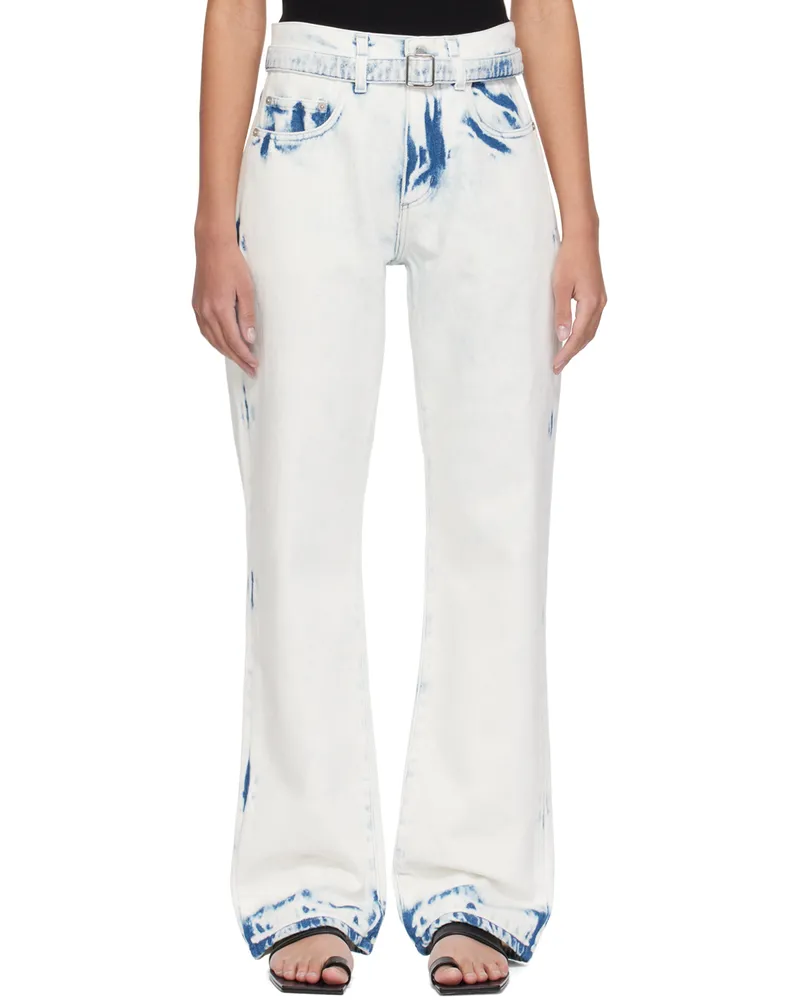 Proenza Schouler White & Indigo Ellsworth Jeans 989