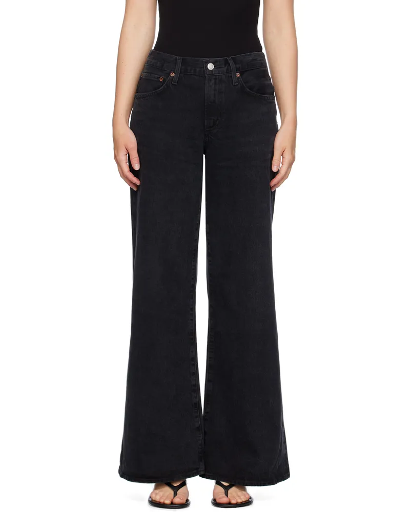 AGOLDE Black Clara Jeans Mascara