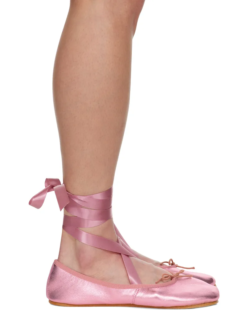 Repetto Pink Sophia Ballerina Flats 1300