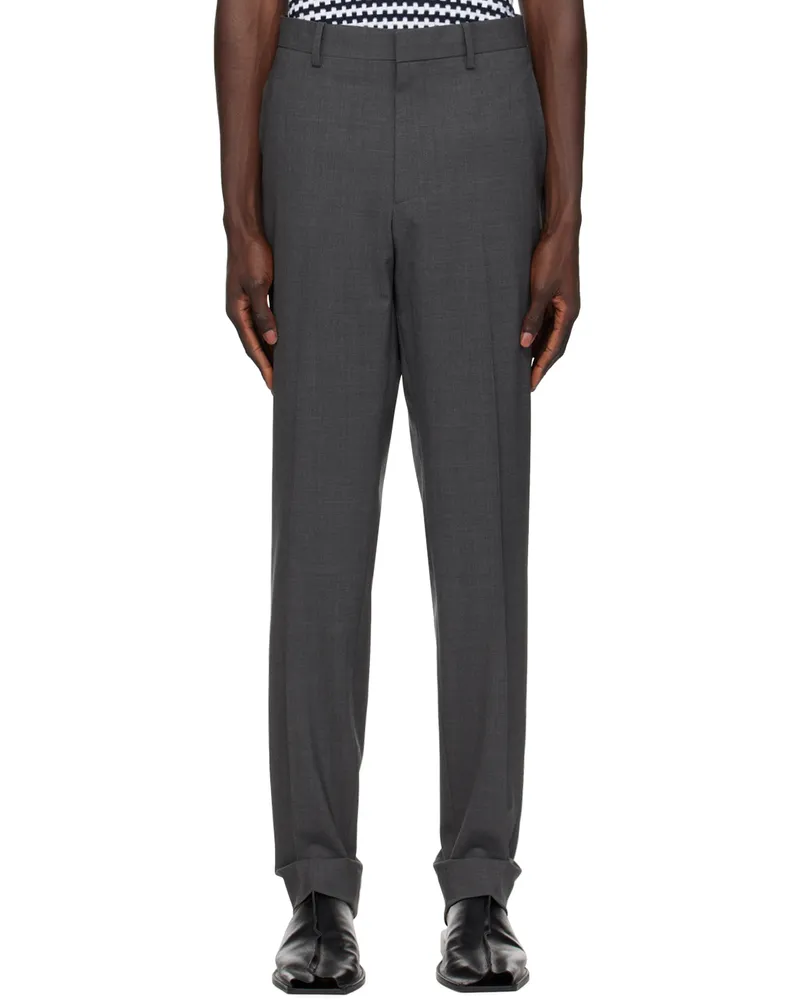 Theory Gray Mayer Trousers Medium