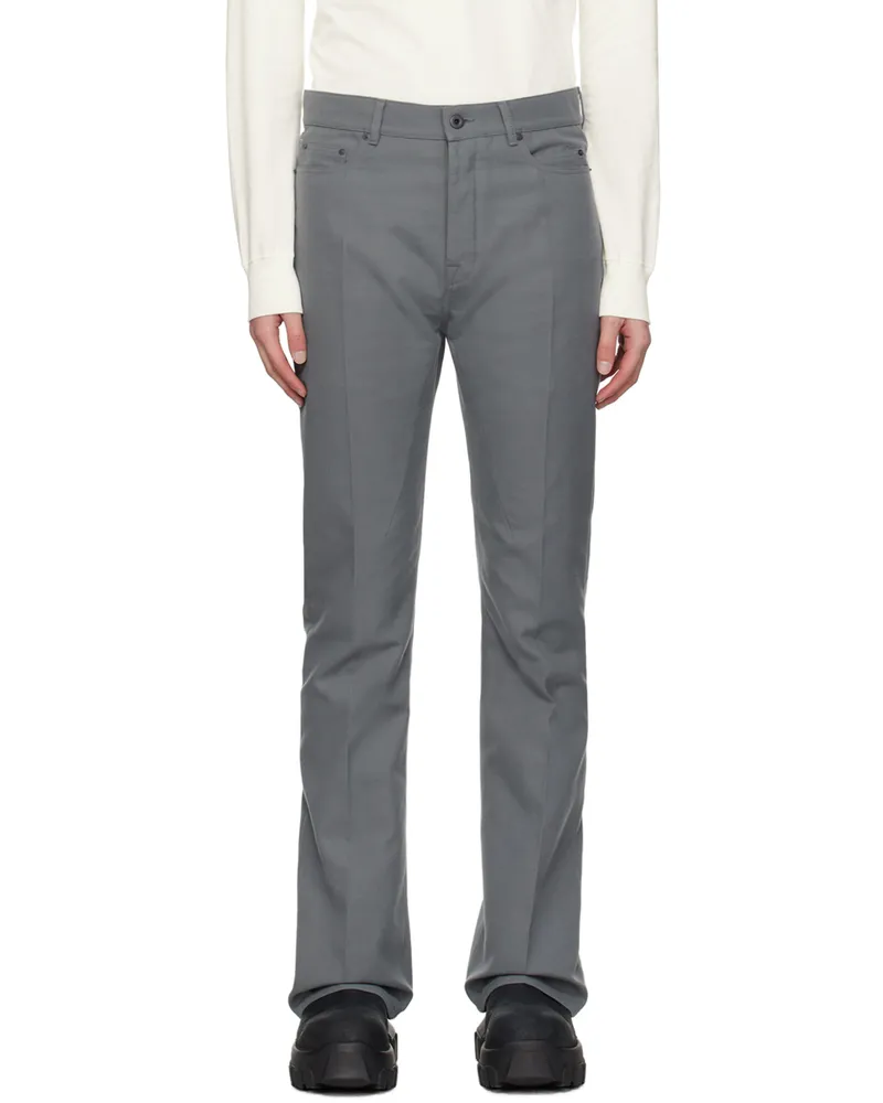 Rick Owens Gray Jim Cut Jeans 118