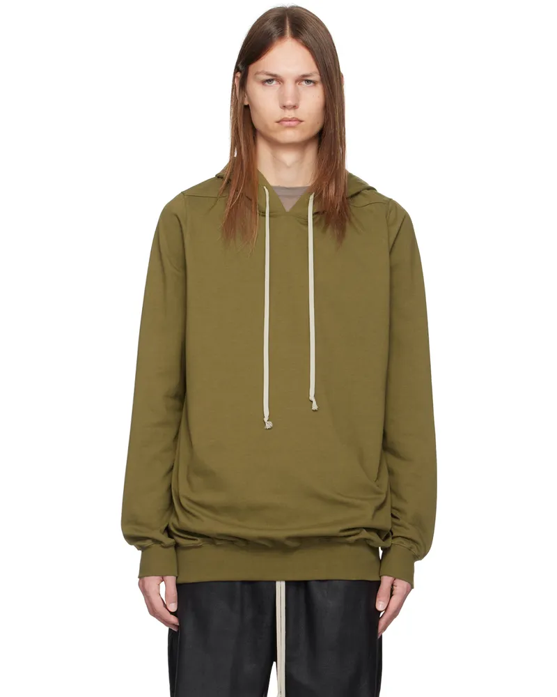 Rick Owens Khaki Porterville Heavyweight Hoodie 35