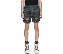 Gray Geth Cutoffs Denim Shorts