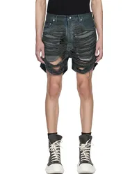 DRKSHDW by Rick Owens Gray Geth Cutoffs Denim Shorts Drkdust