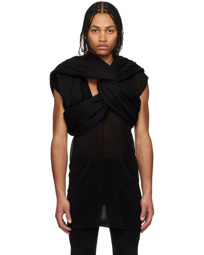 Rick Owens Black Hollywood Triple Donut Top 09