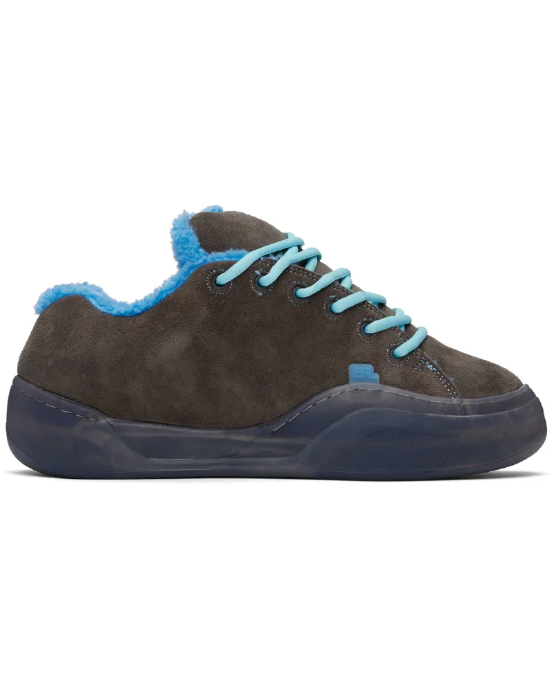 ERL Gray Vamp Skate Sneakers Grey