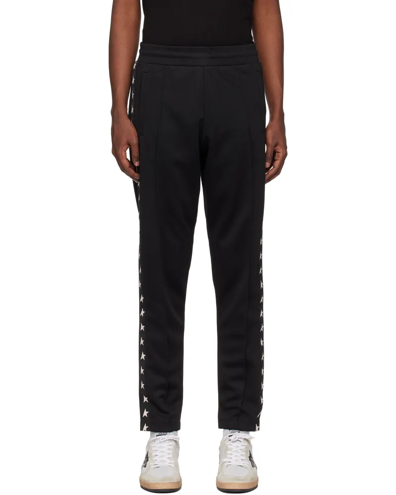 Golden Goose Black Stars Sweatpants Black