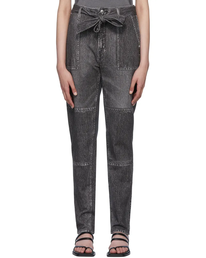 Rag & Bone Black Miramar Mia Jeans Blk