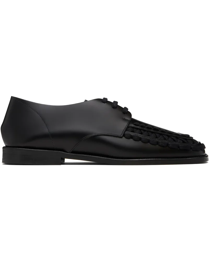 HEREU Black Alaro Lace-Up Derbys Black