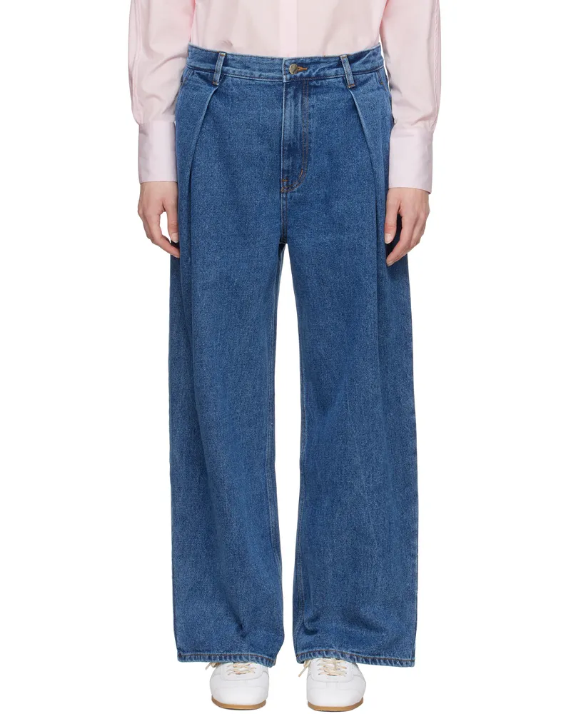 Adererror Blue Sig; TRS Tag 02 Jeans Blue