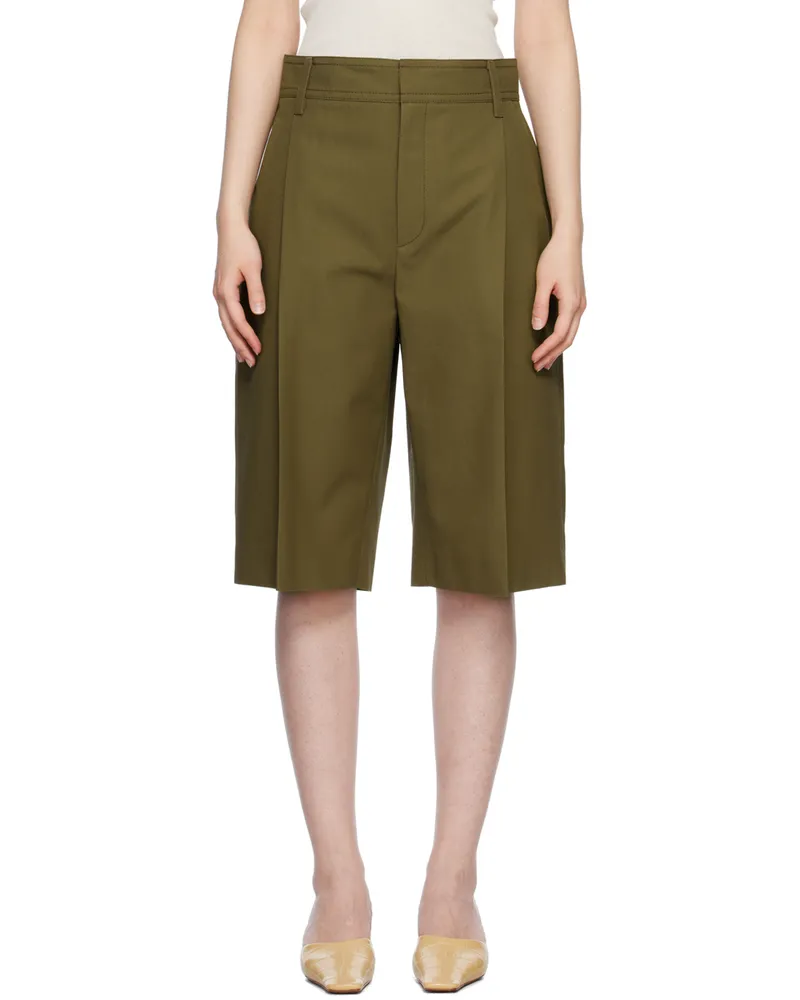 Maria Mcmanus Green Skater Shorts Loden