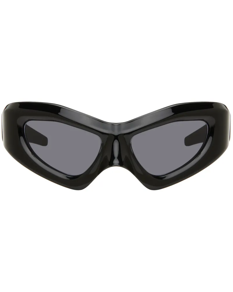 Entire Studios SSENSE Exclusive Black Compound Performance Sunglasses Gloss