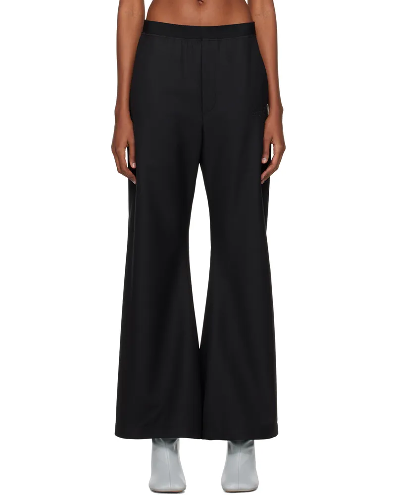Maison Margiela Black Elasticized Trousers