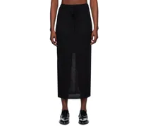 Black Layer Maxi Skirt