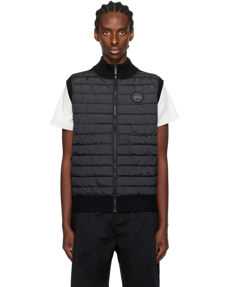 Canada Goose Black 'Black Label' HyBridge Knit Down Vest 61
