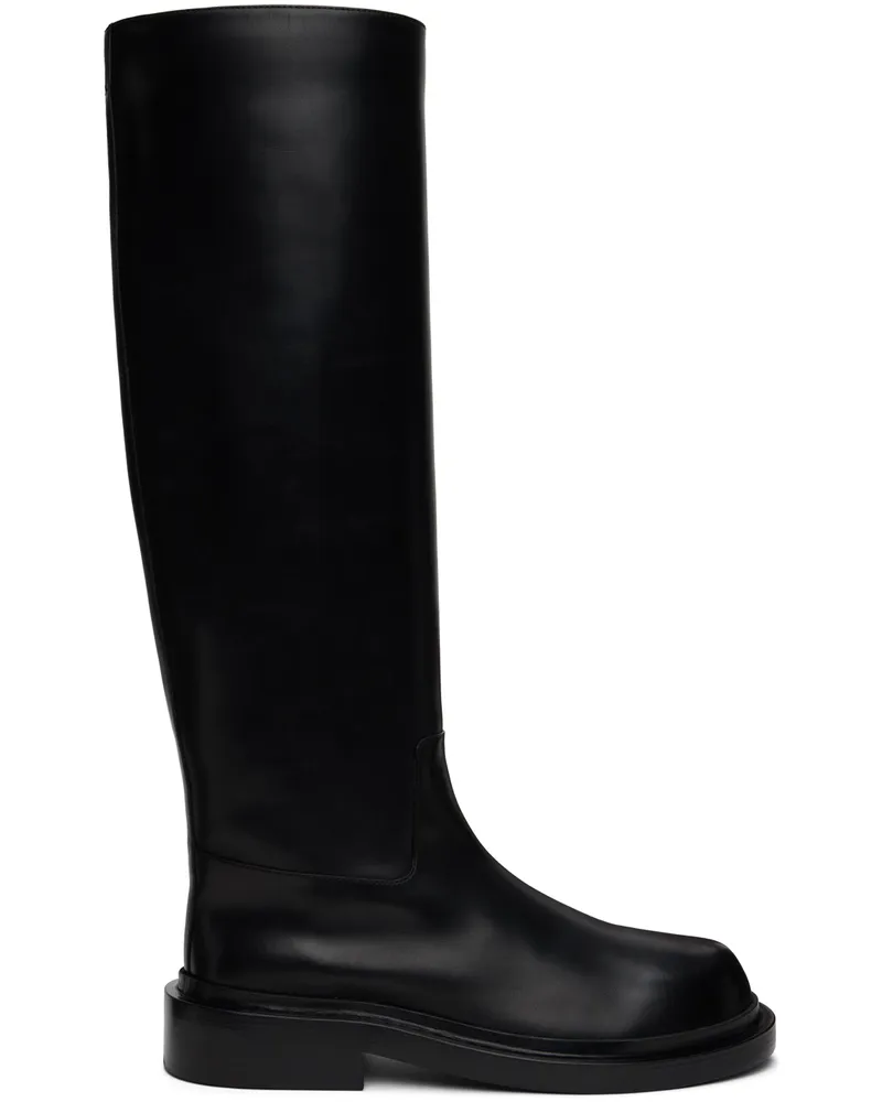 Jil Sander Black High Boots 001