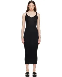 Our Legacy Black Singlet Midi Dress Super