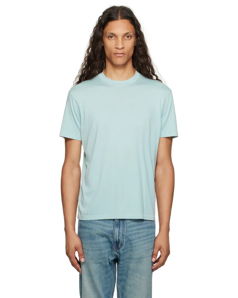 Tom Ford Blue Crewneck T-Shirt Light