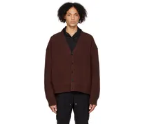 Givenchy Brown 4G Zip Cardigan 200-brown