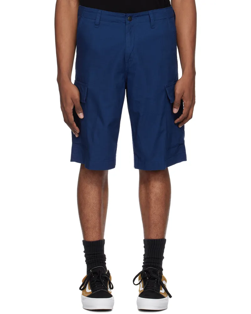 Carhartt WIP Blue Regular Cargo Shorts 1zf