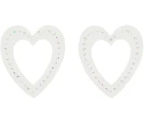 Transparent Big Heart Earrings