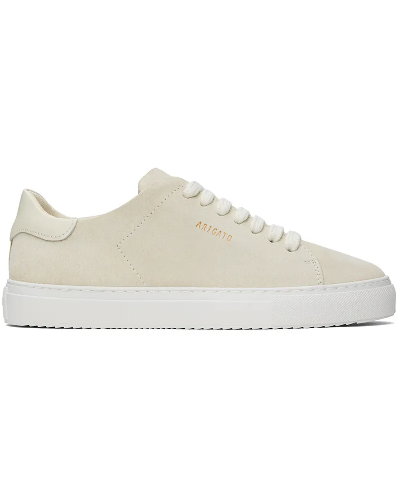 Axel Arigato Beige Clean 90 Suede Sneakers Off