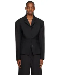 Olēnich Black Wide Blazer Black