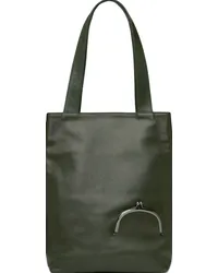 Yohji Yamamoto Green discord Tote Dark