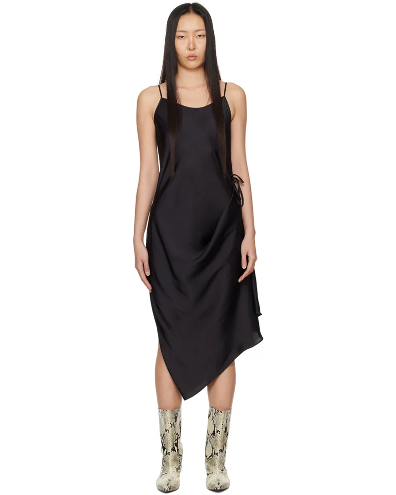 LOW CLASSIC Black 2-Way Midi Dress Black