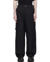 VTMNTS Black Detachable Leg Cargo Pants Black