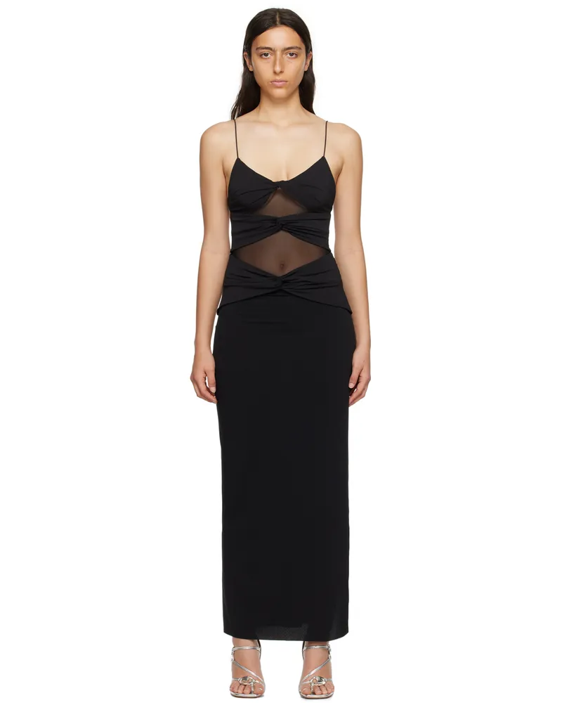 bec & bridge Black Montana Maxi Dress Black