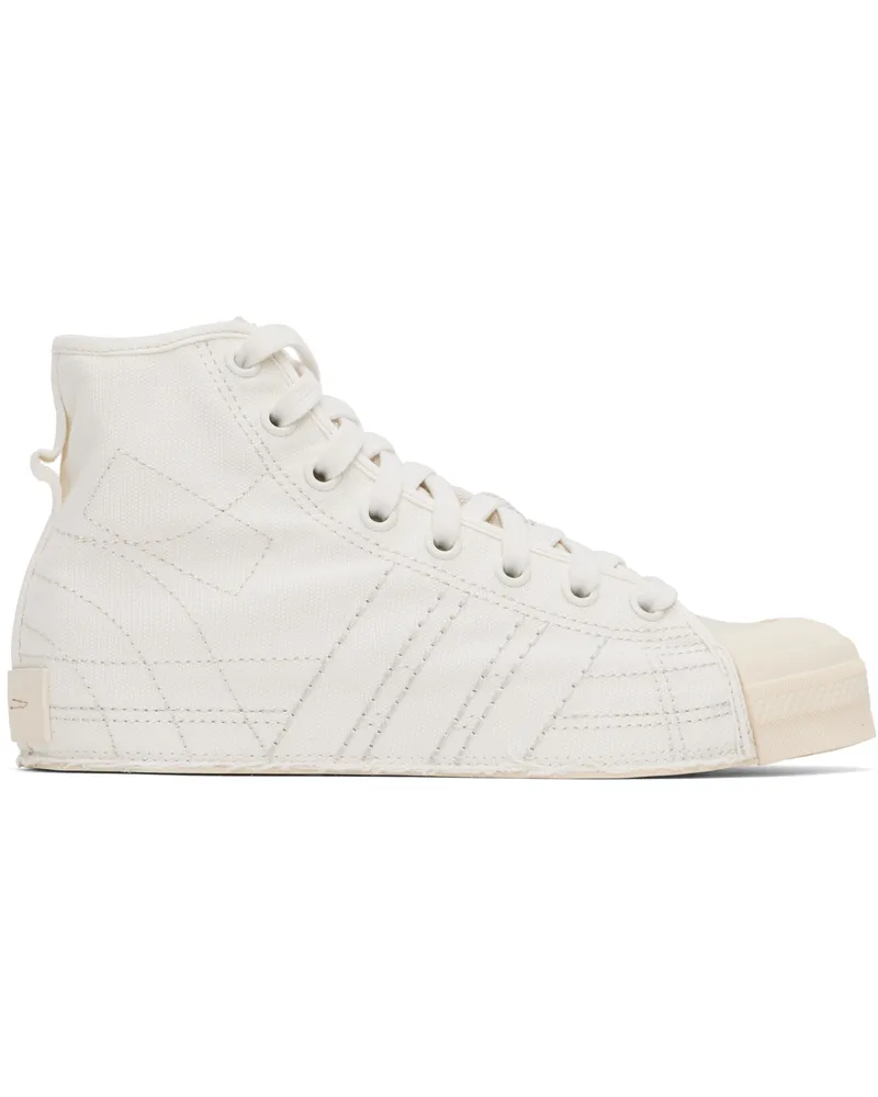 Y-3 White Nizza Hi Sneakers White