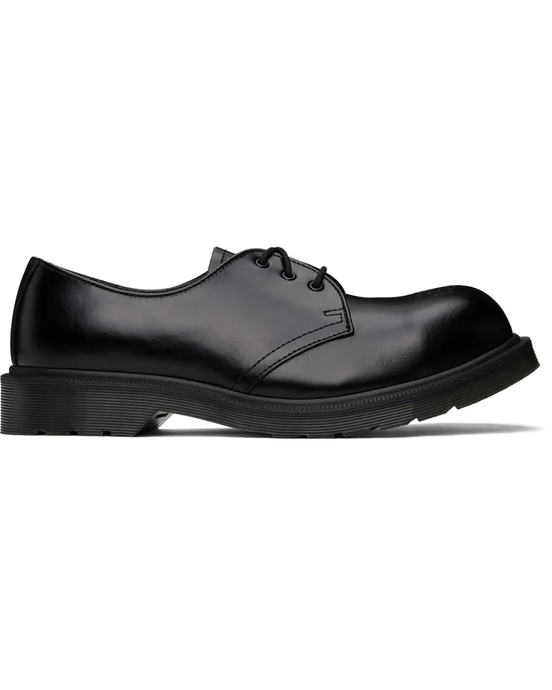 Dr.Martens Black 1461 Analine Leather Steel Toe Derbys Black