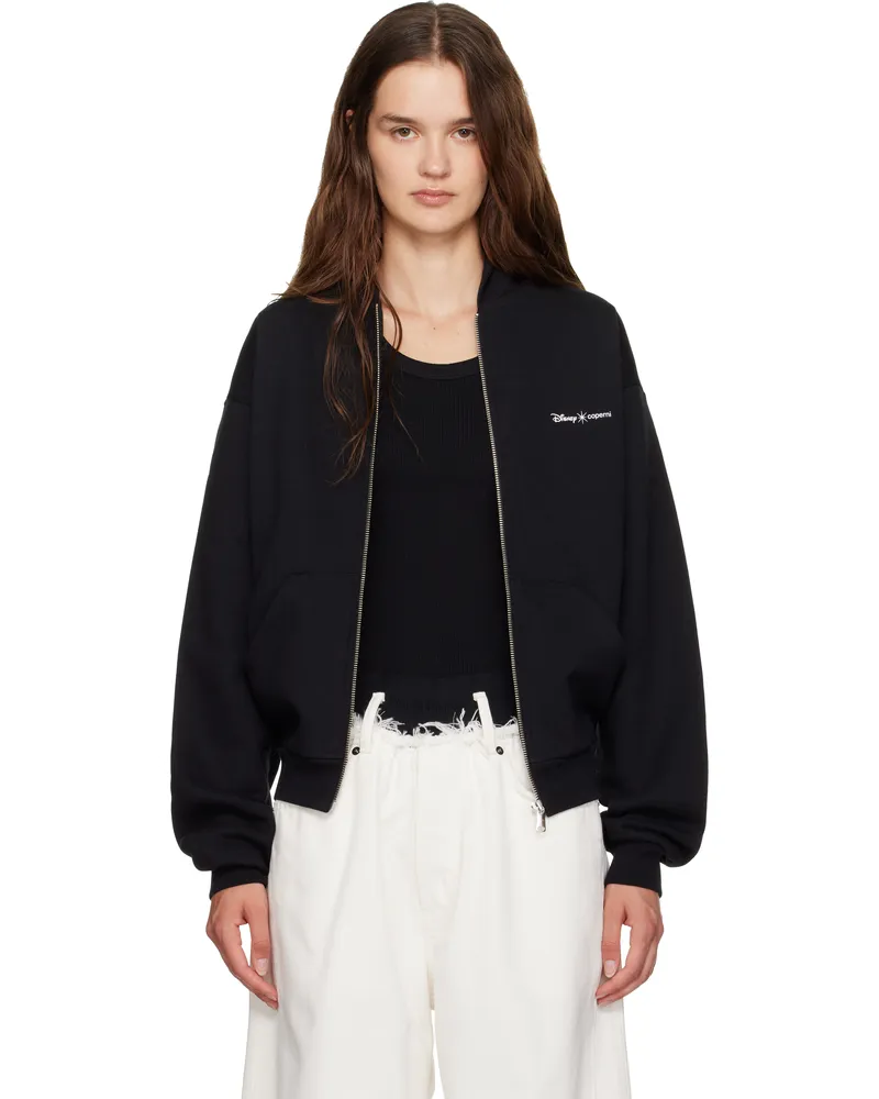 COPERNI Black Disney Maleficent Zip Up Hoodie Black