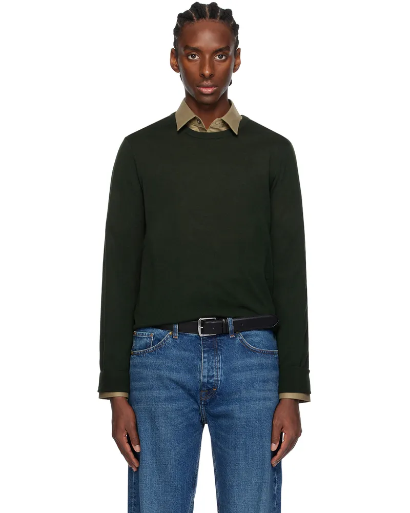 Tiger of Sweden Green Nichols Sweater 46t_black