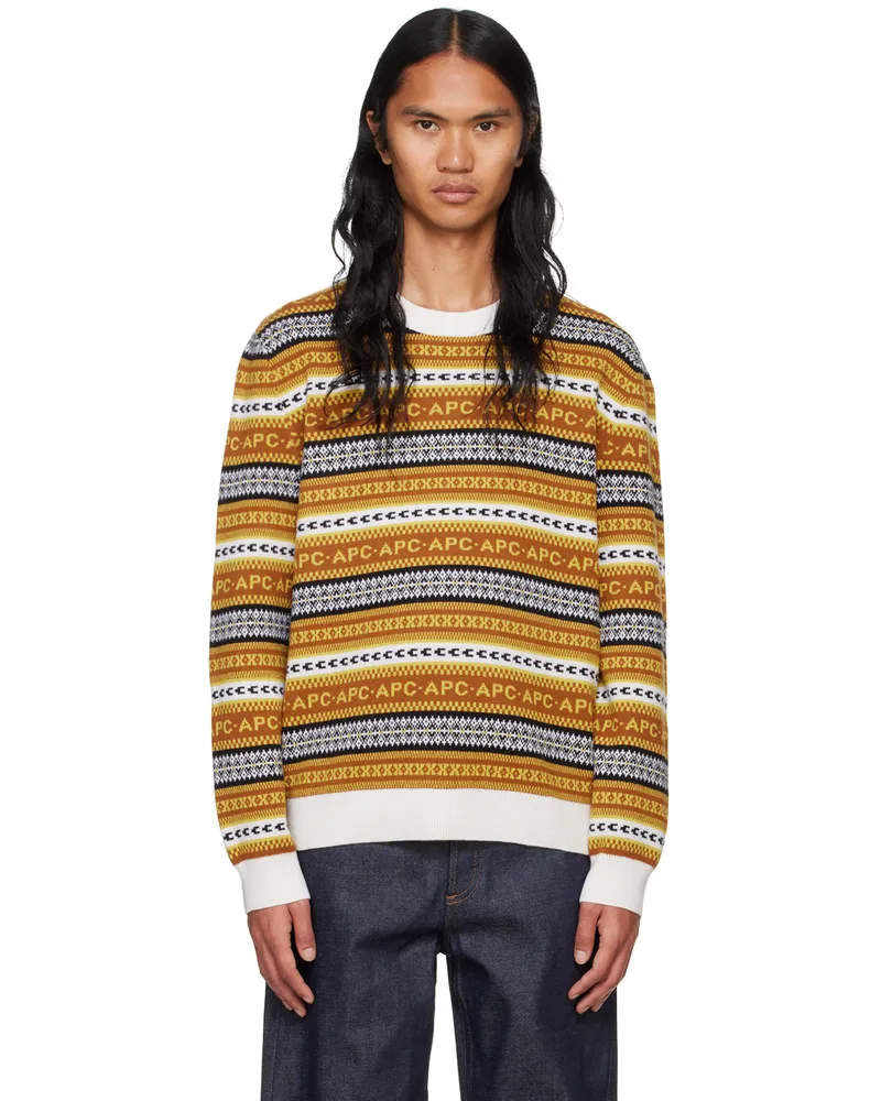 A.P.C. Brown Malcolm Sweater Caa