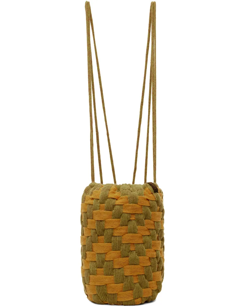 Isa Boulder SSENSE Exclusive Orange & Khaki Bottle Bag Pumpkin
