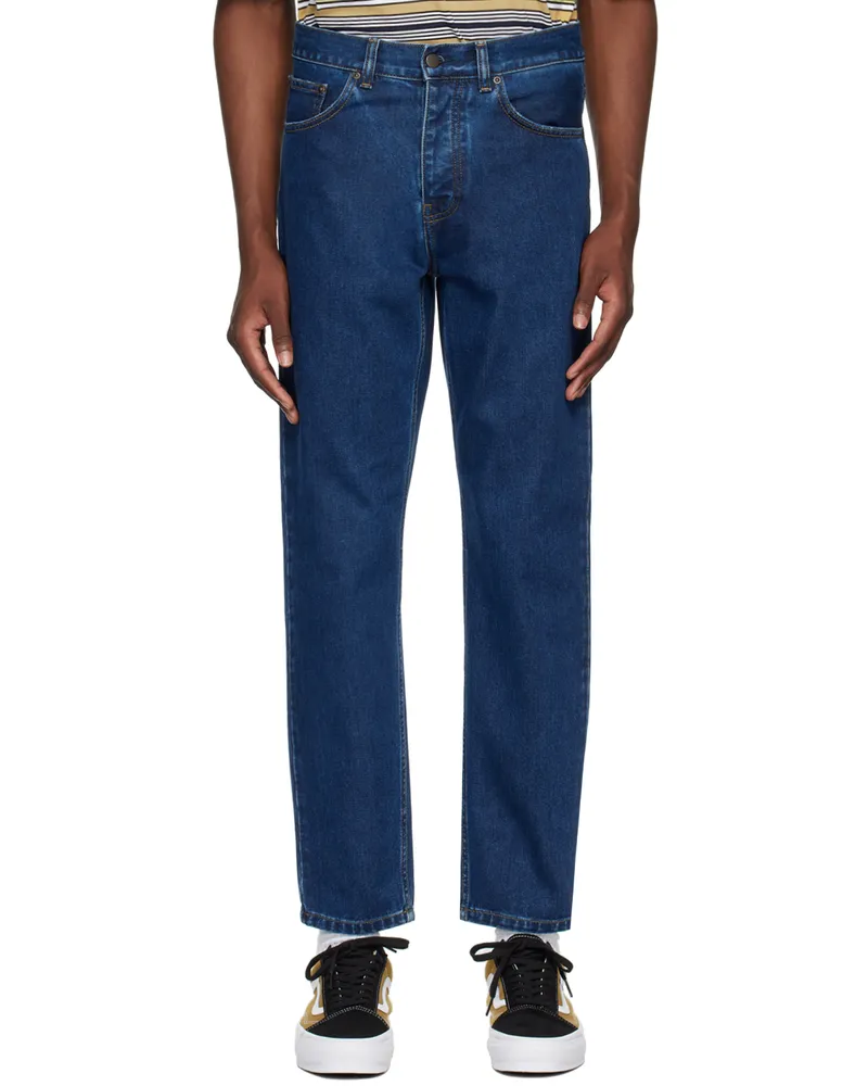 Carhartt WIP Blue Newel Jeans 06