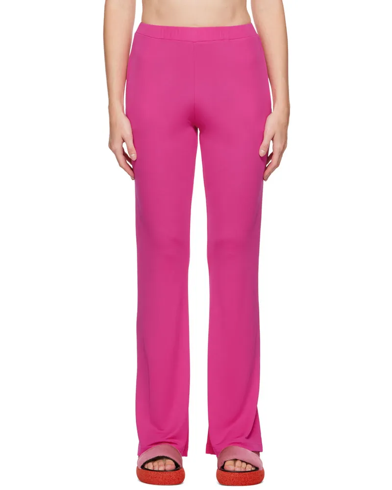 Dries van Noten Pink Viscose Trousers 304