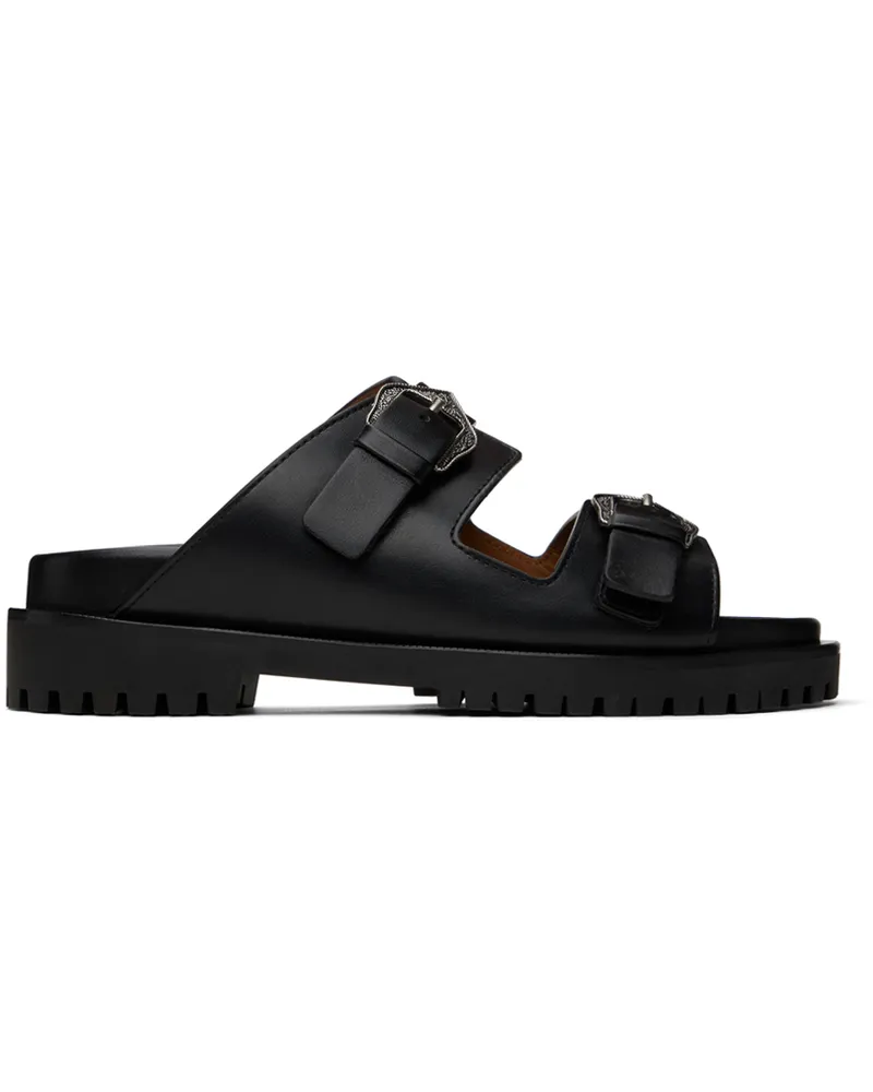 OFF-WHITE Black Bulk Arrow Sandals Black
