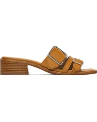 A.P.C. Tan Aly Heeled Sandals Cab